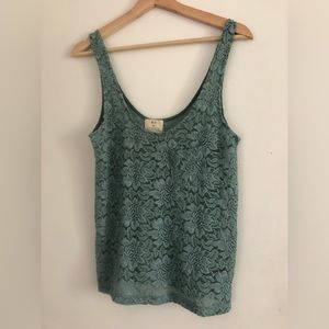 Pins & Needles Lace Tank Top